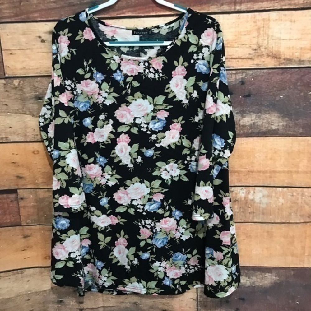 Veranee Florals Blouse Sz 3XL